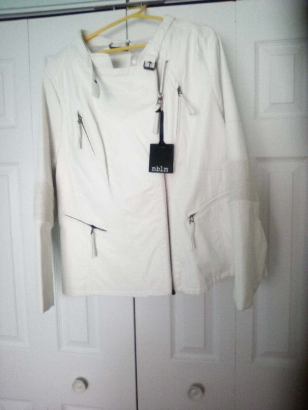 NWT Mblm jacket beige SZ 2XL coat